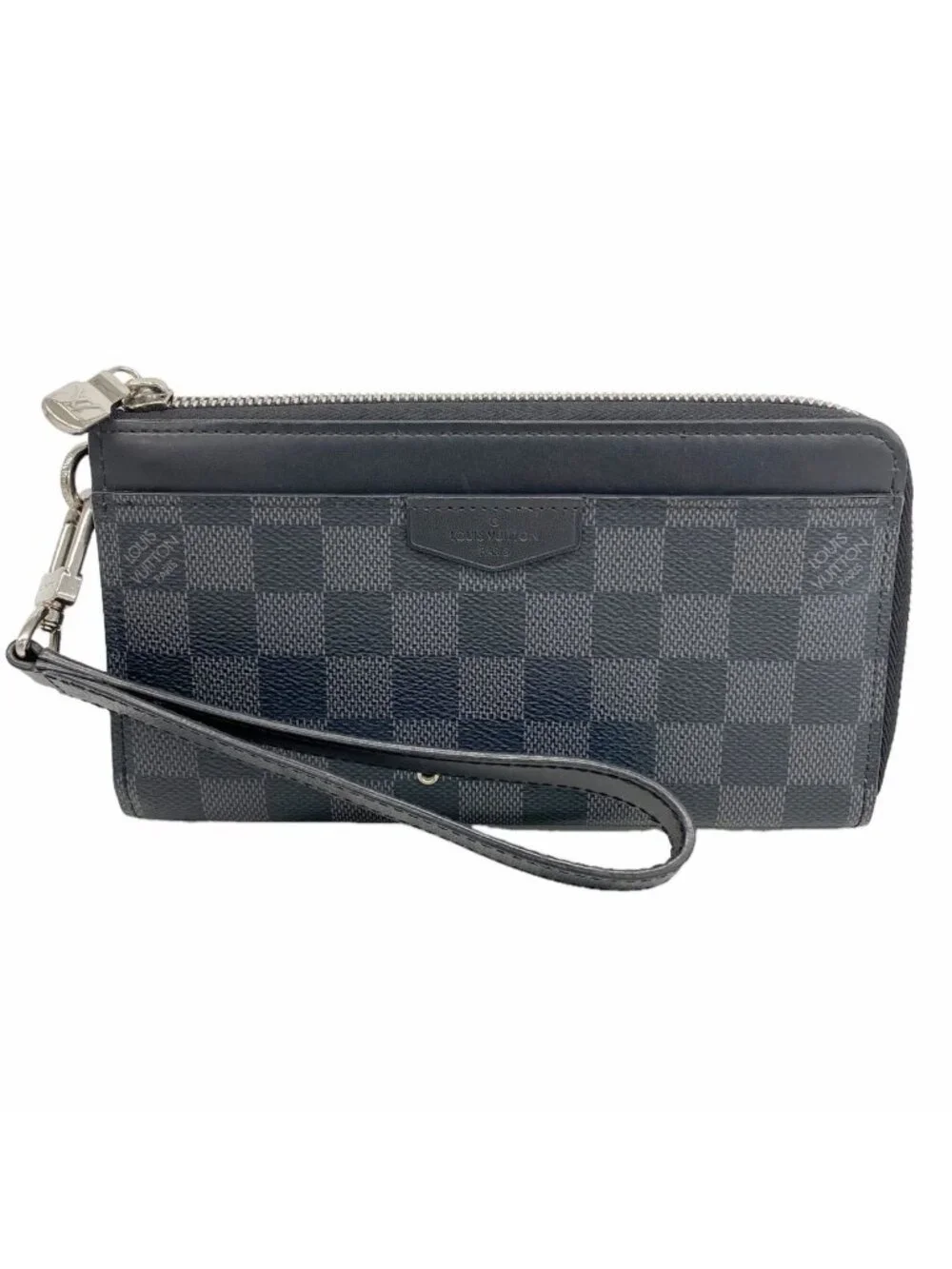 Louis Vuitton Wallet Damier Graphite Zippy Dragonne Black Gray